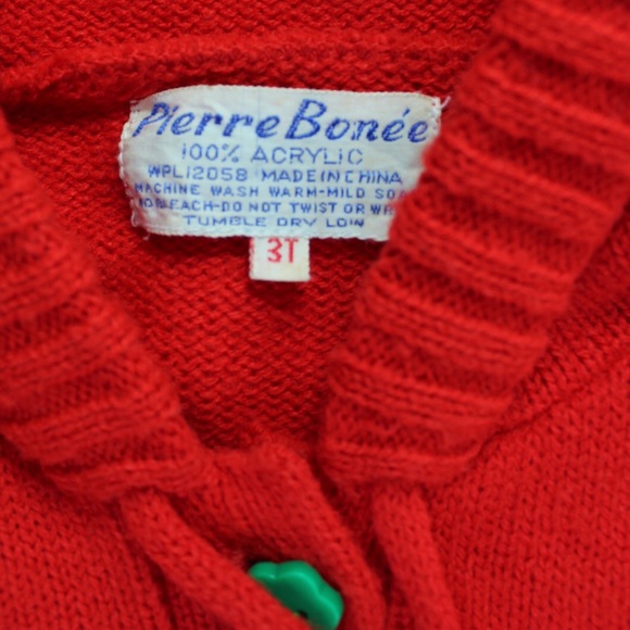 Vintage Pierre Bonee Knit Hooded Vibrant Retro Embellished Top 3T - Picture 6 of 6